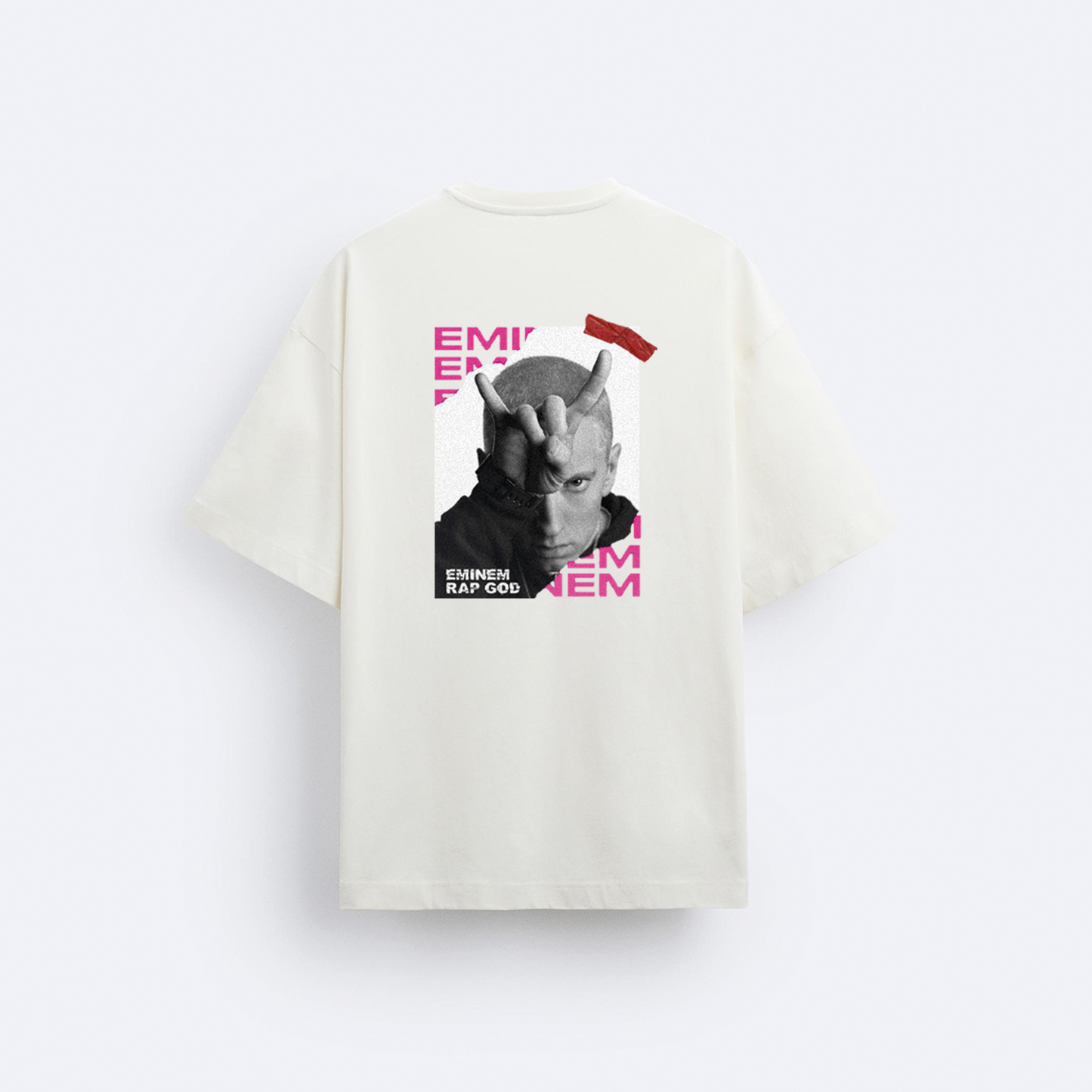 Eminem Arka Baskılı Oversize T-Shirt