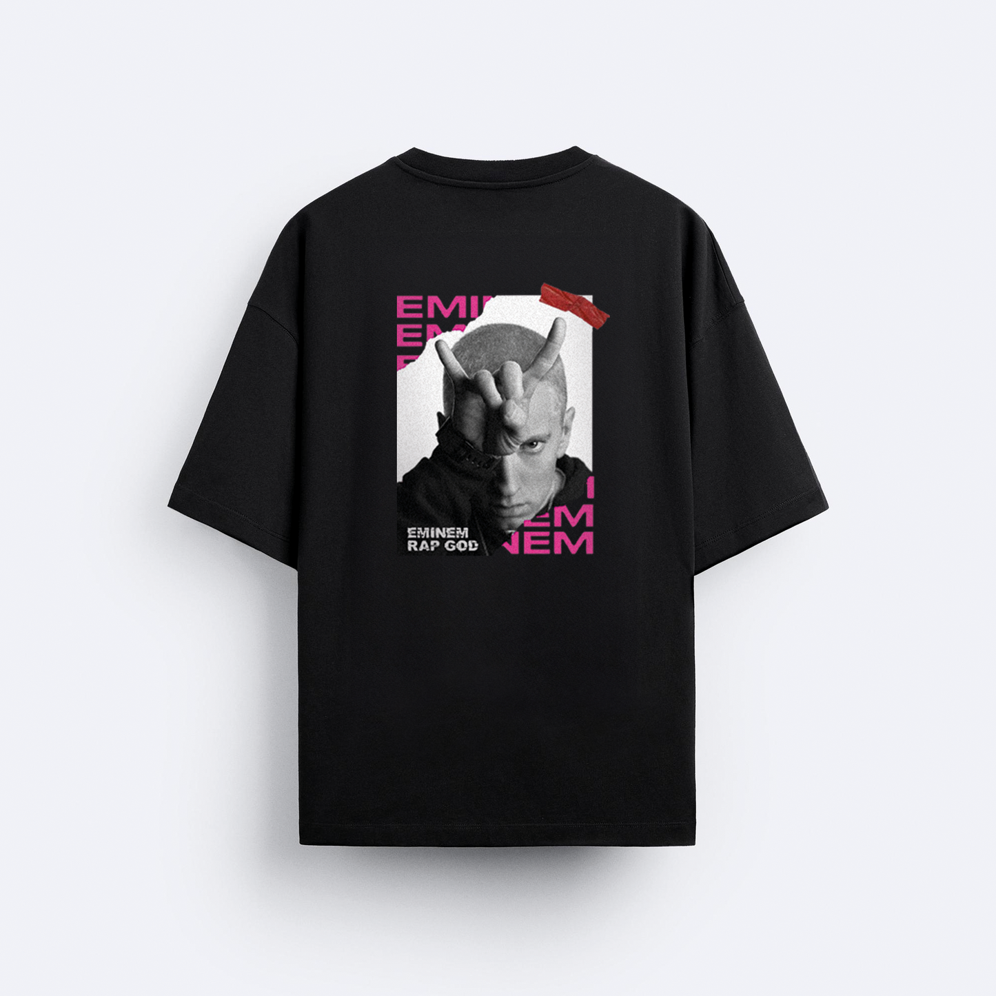 Eminem Arka Baskılı Oversize T-Shirt