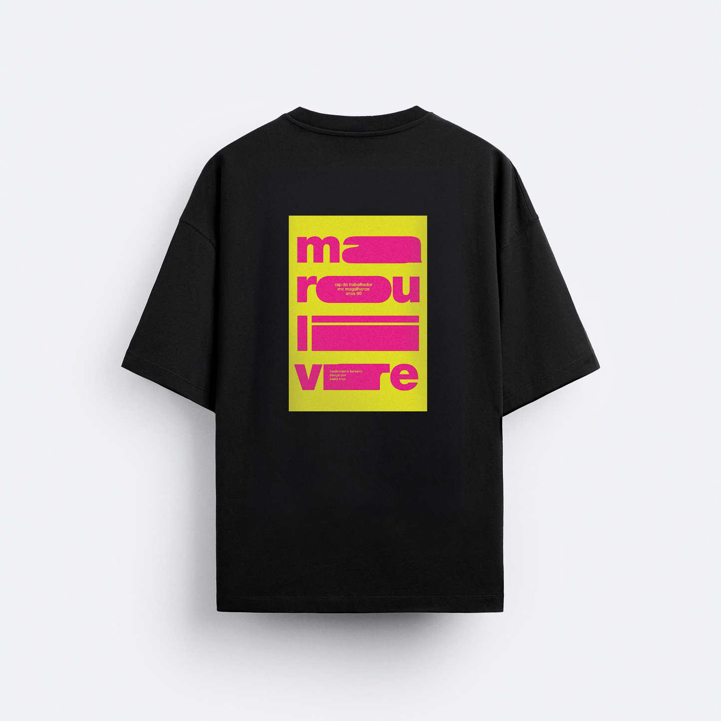 Maroulivre Arka Baskılı Oversize T-Shirt