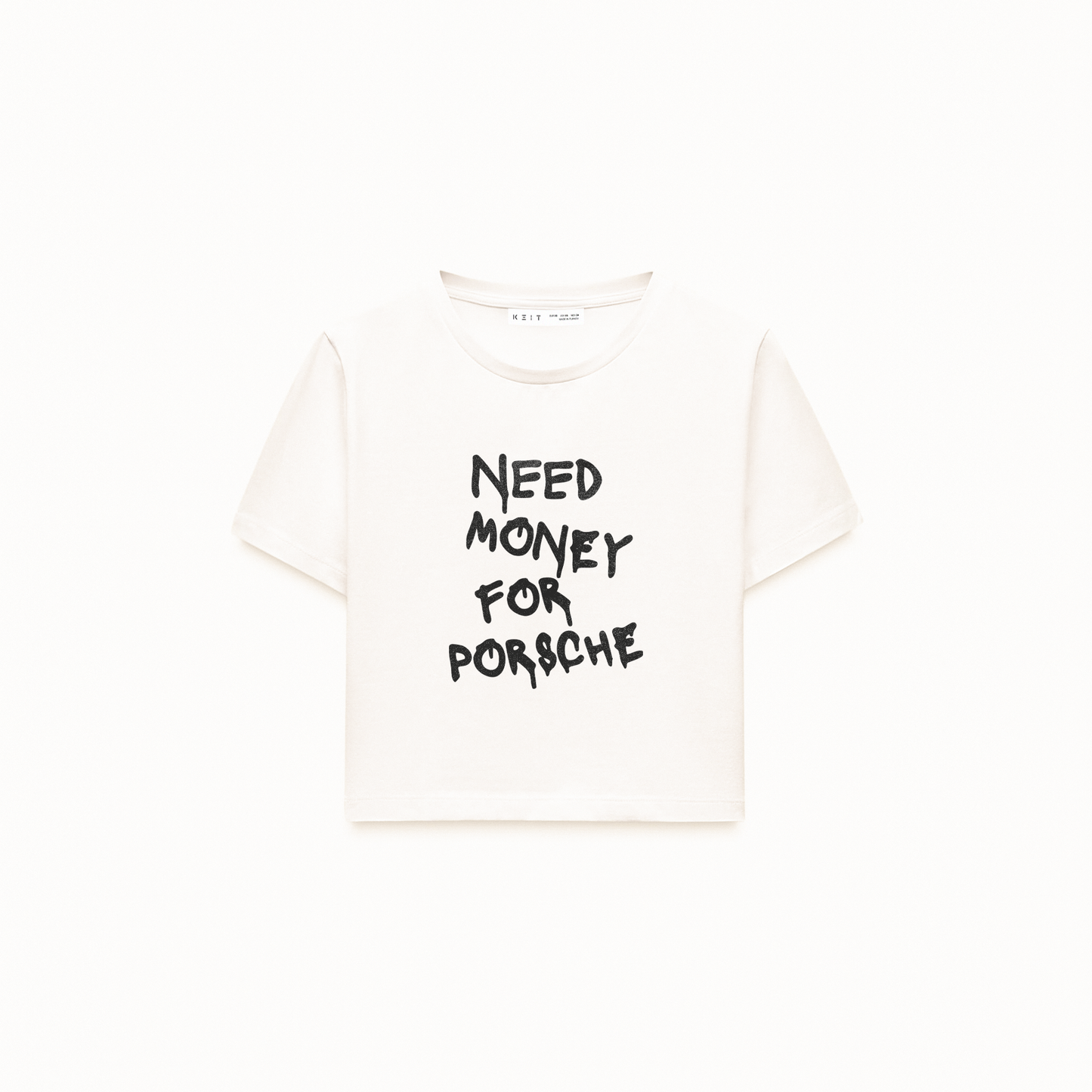 Need Money For Porsche Crop T-Shirt