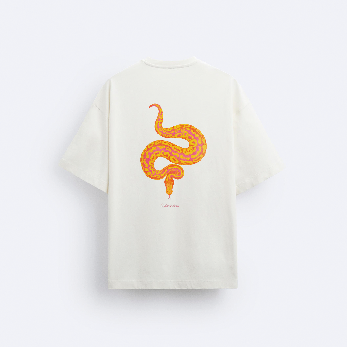 Python Arka Baskılı Oversize T-Shirt