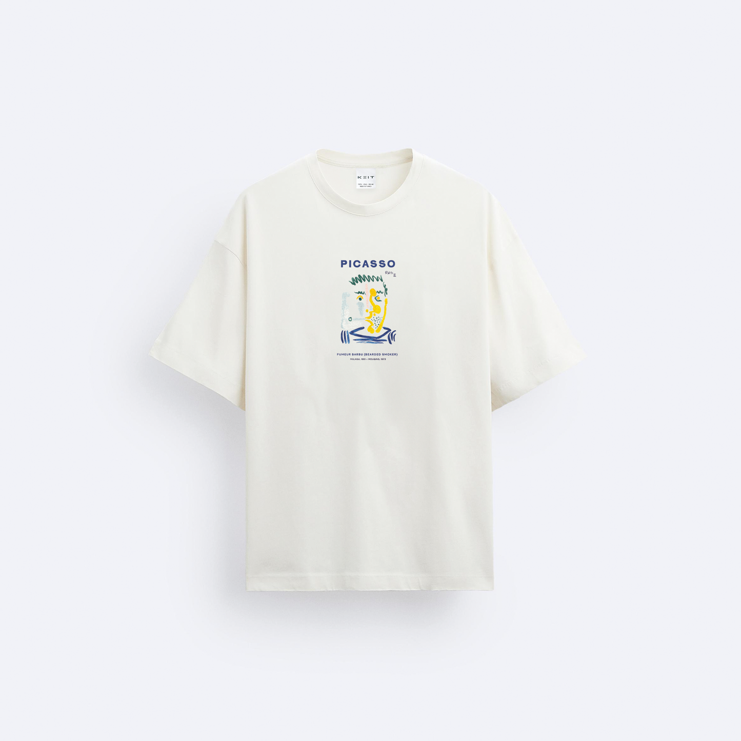 Picasso Fumeur Barbu Oversize T-Shirt