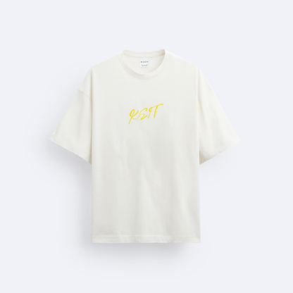 American Psycho Ön ve Arka Baskılı Oversize T-Shirt