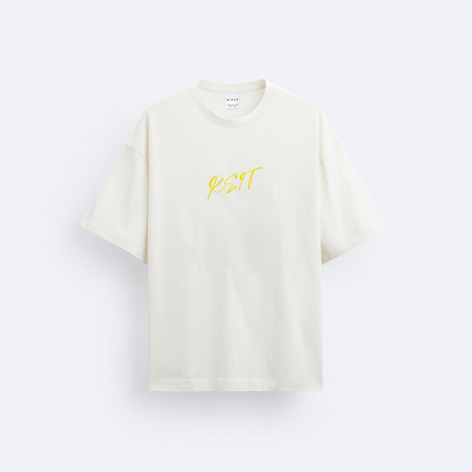 American Psycho Ön ve Arka Baskılı Oversize T-Shirt