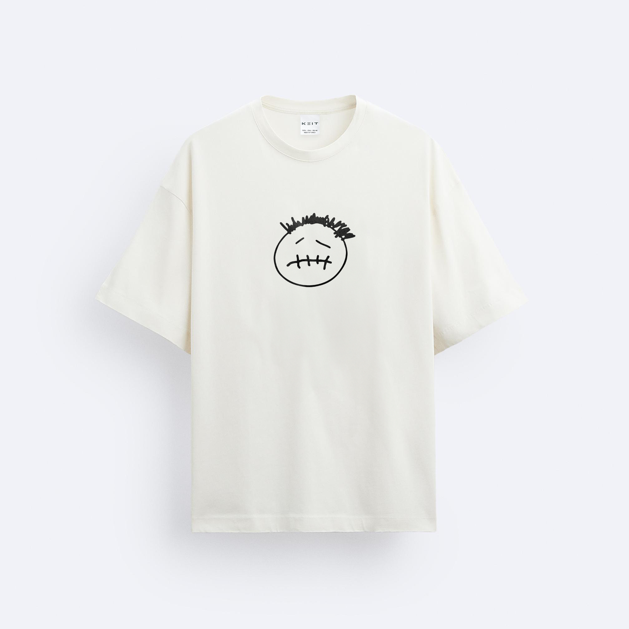 Cactus Jack Ön ve Arka Baskılı Oversize T-Shirt