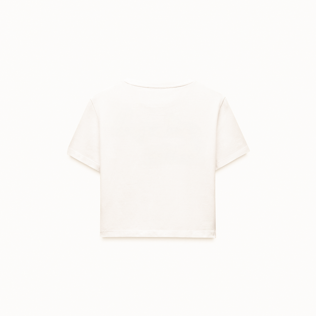 i'm just a girl Crop T-Shirt