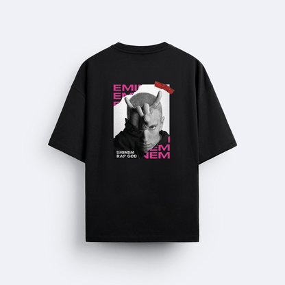 Eminem Arka Baskılı Oversize T-Shirt