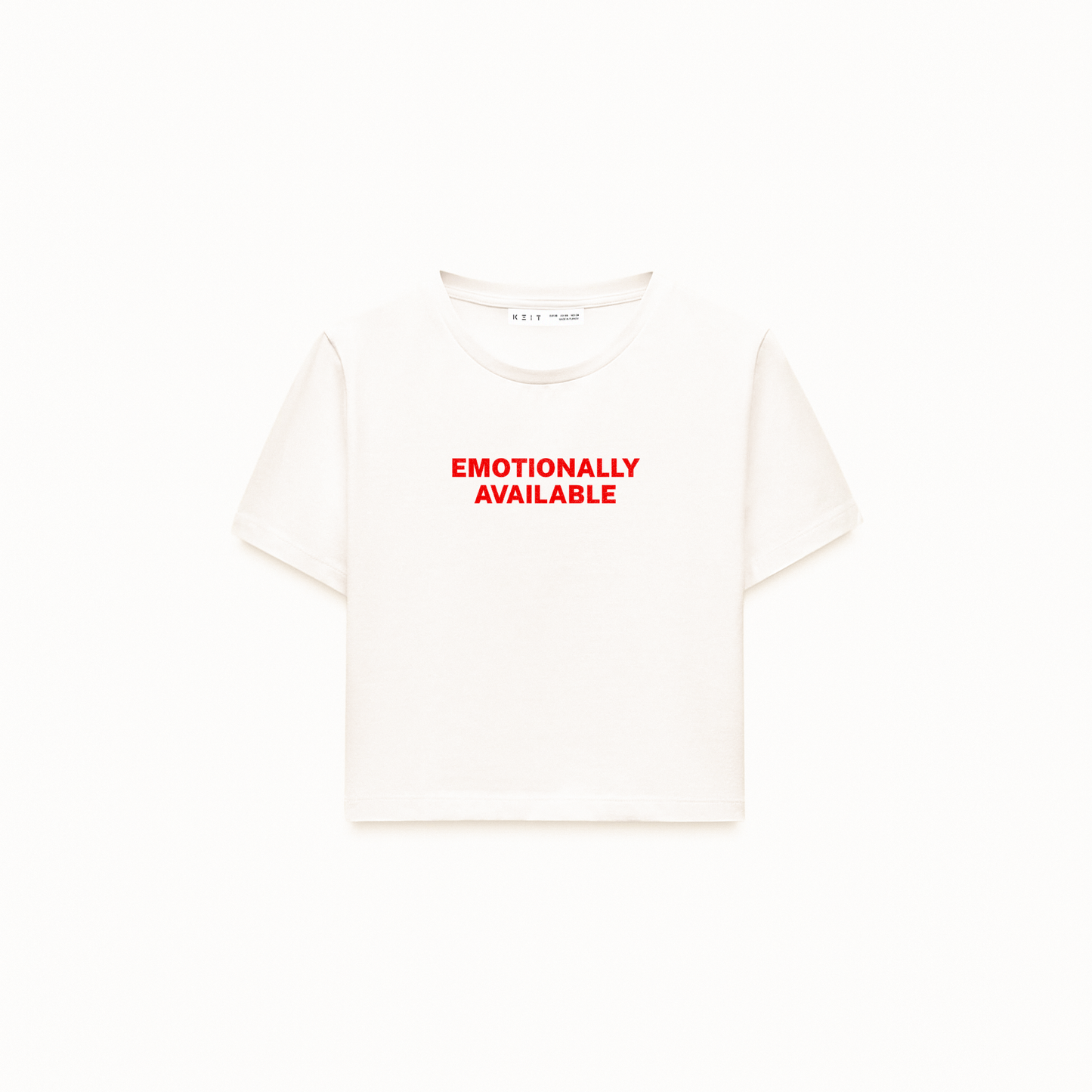 Emotionally Available Crop T-Shirt