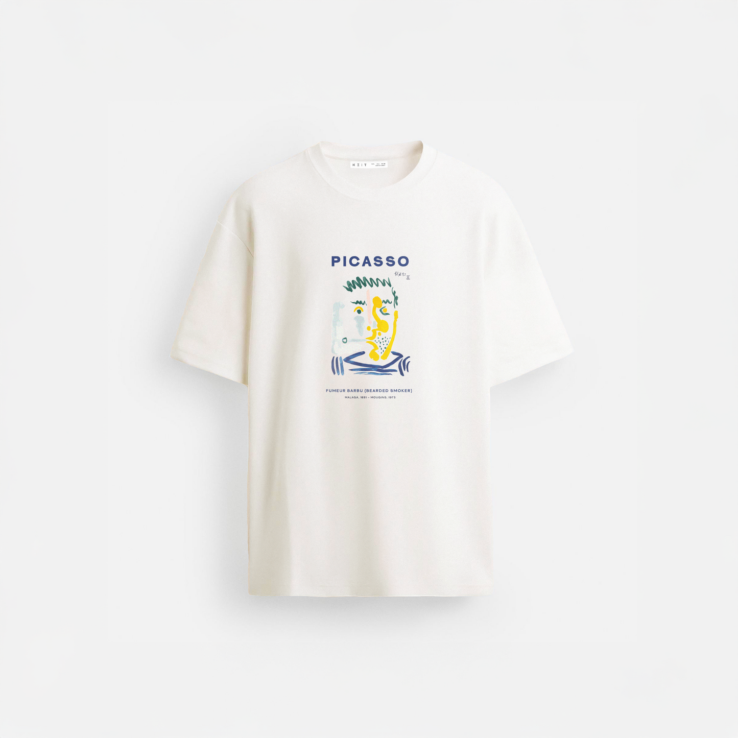 Picasso Fumeur Barbu Regular Fit T-Shirt