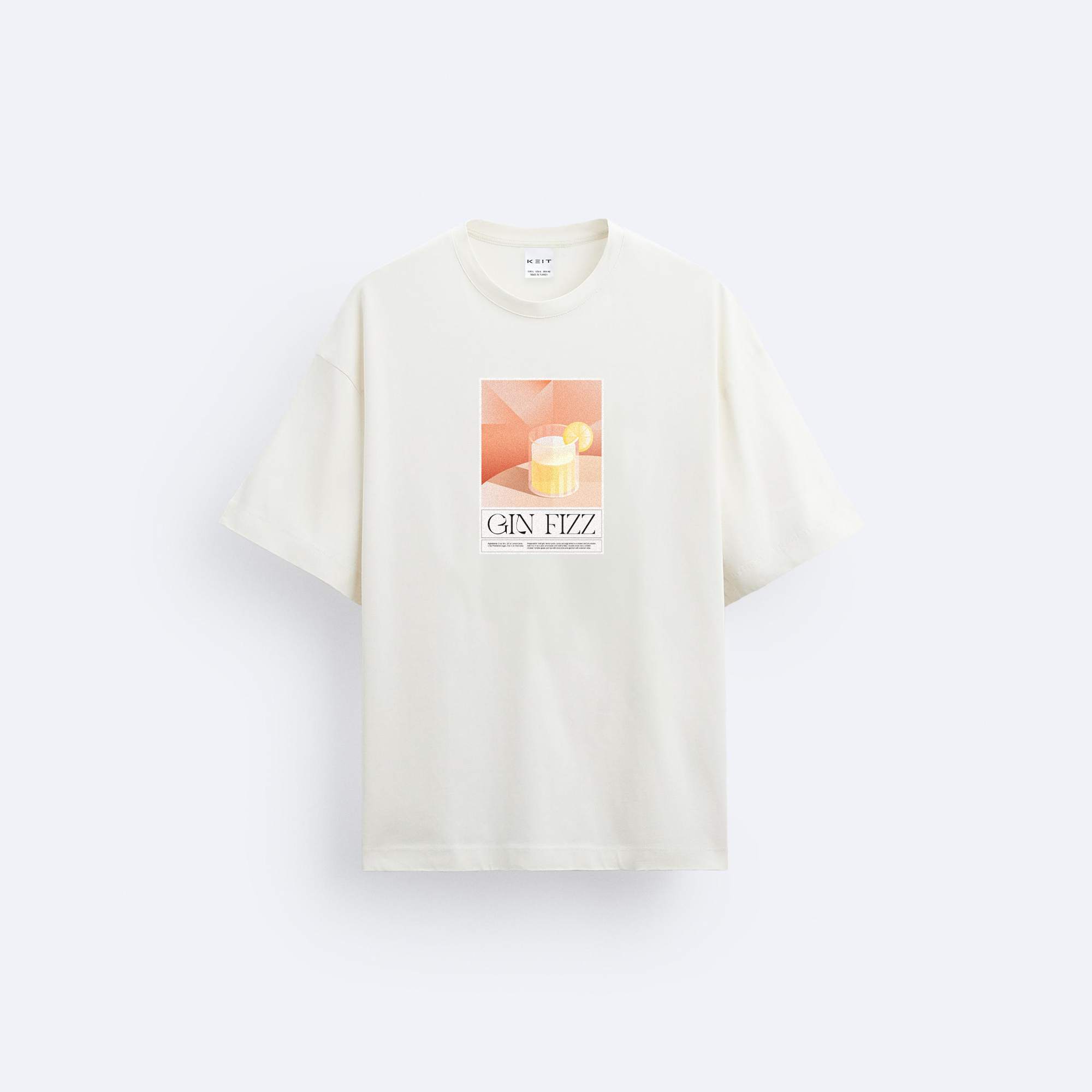 Gin Fizz Tarifi Oversize T-Shirt