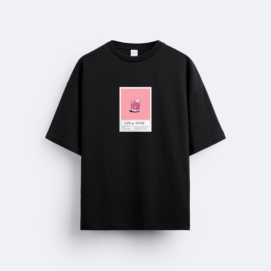 Gin Tonic Tarifi Oversize T-Shirt