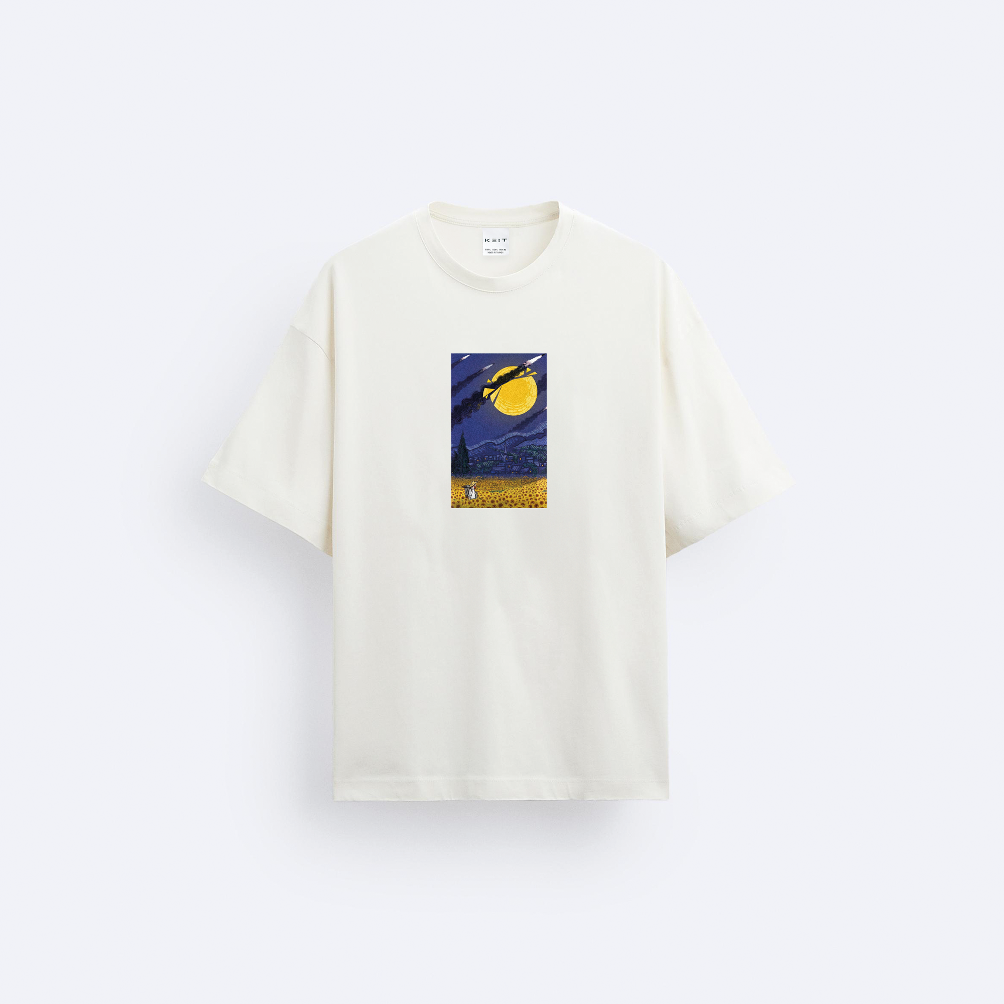 Van Gogh's Moon Oversize T-Shirt