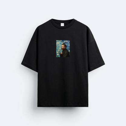 Van Gogh's Paint Oversize T-Shirt