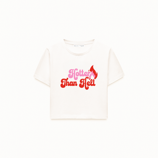 Hotter Than Hell Crop T-Shirt
