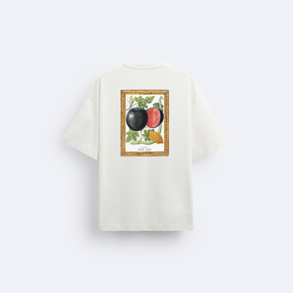 Watermelon Ön ve Arka Baskılı Oversize T-Shirt