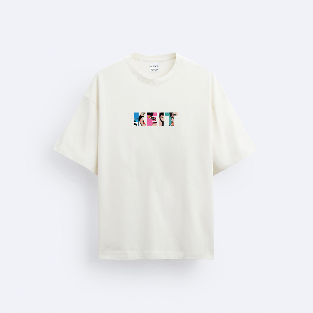 Keit Kolaj Oversize T-Shirt