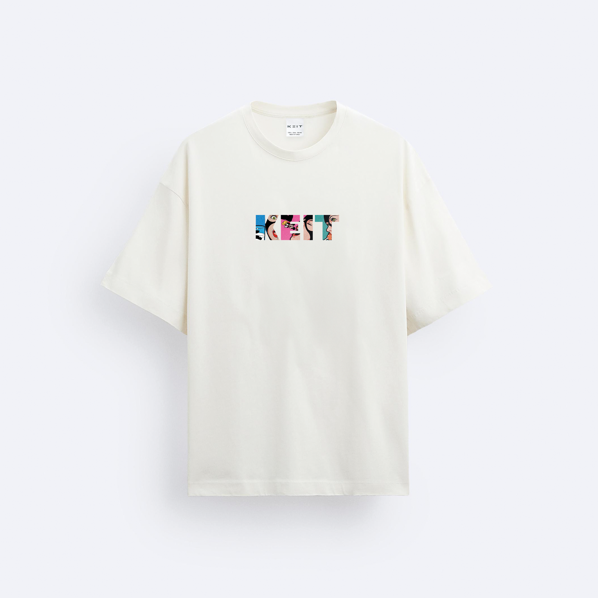 Keit Kolaj Oversize T-Shirt