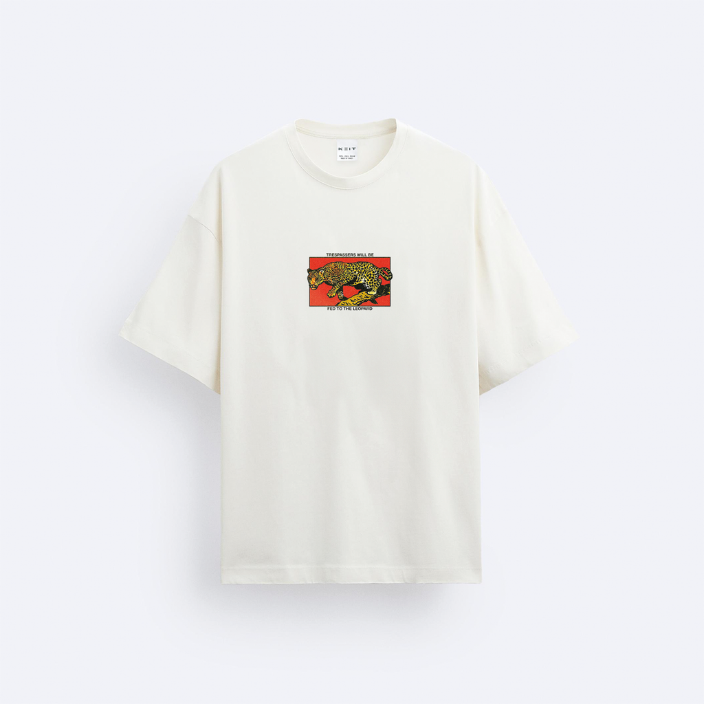 'Feed to The Leopard'' Oversize T-Shirt