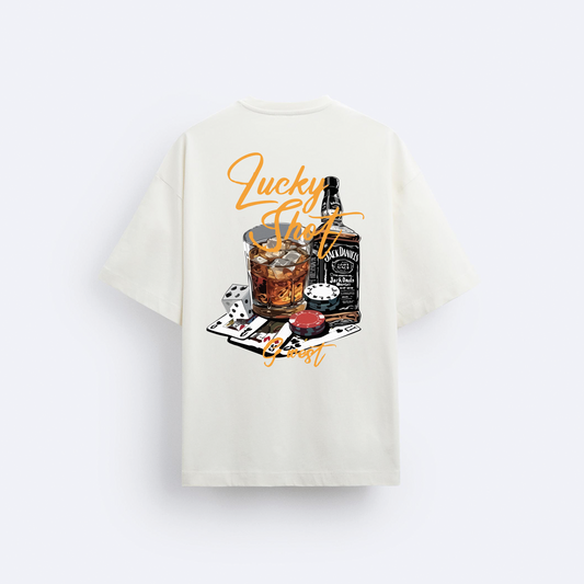 Lucky Daniels Arka Baskılı Oversize T-Shirt