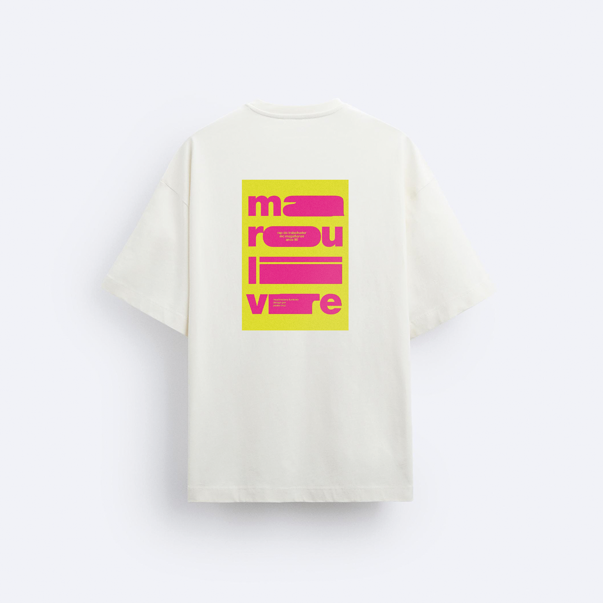 Maroulivre Arka Baskılı Oversize T-Shirt