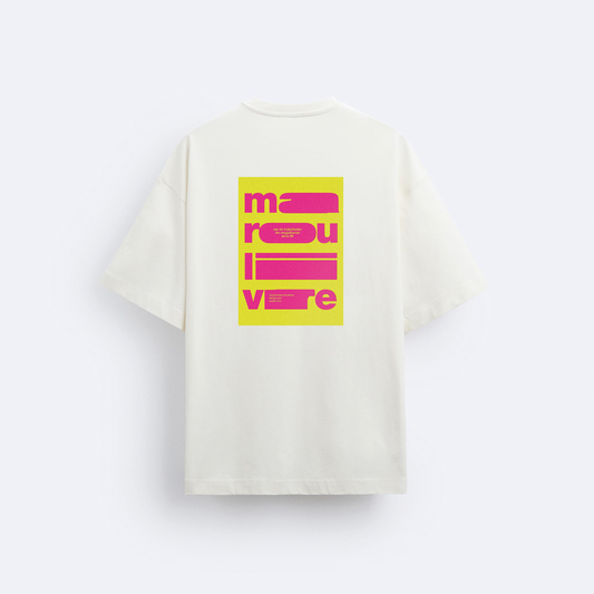Maroulivre Arka Baskılı Oversize T-Shirt