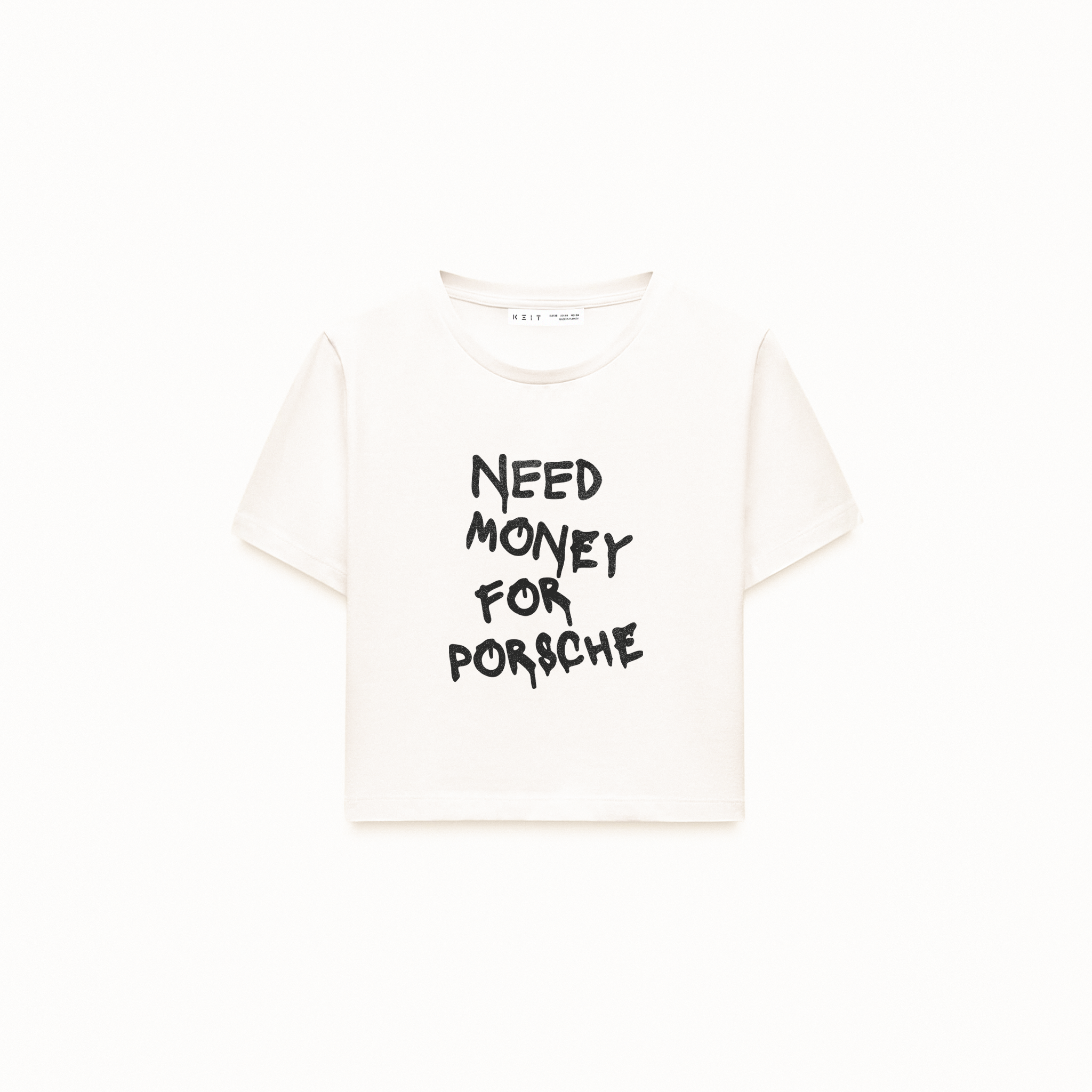 Need Money For Porsche Crop T-Shirt