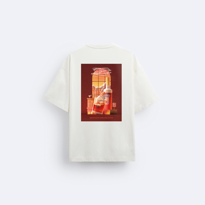 Negroni Sbagliato Arka Baskılı Oversize T-Shirt