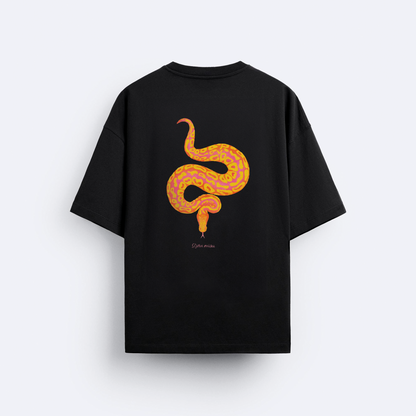 Python Arka Baskılı Oversize T-Shirt