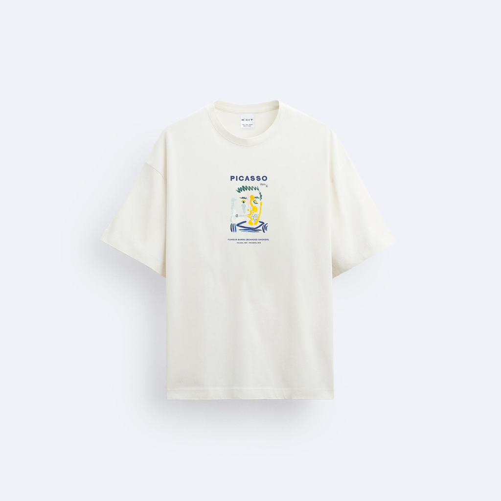 Picasso Fumeur Barbu Oversize T-Shirt