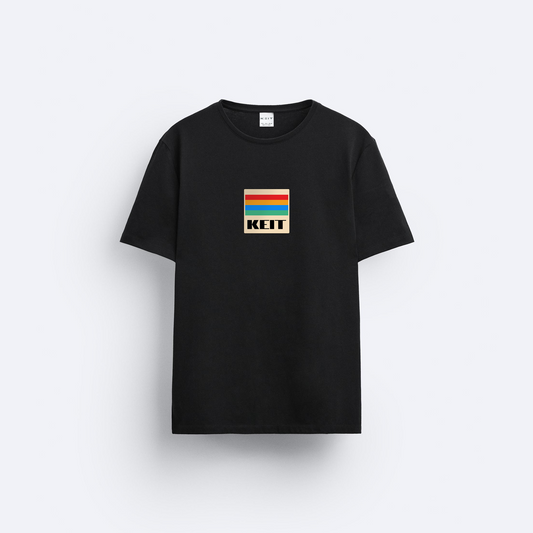 Keit Siyah Regular T-Shirt