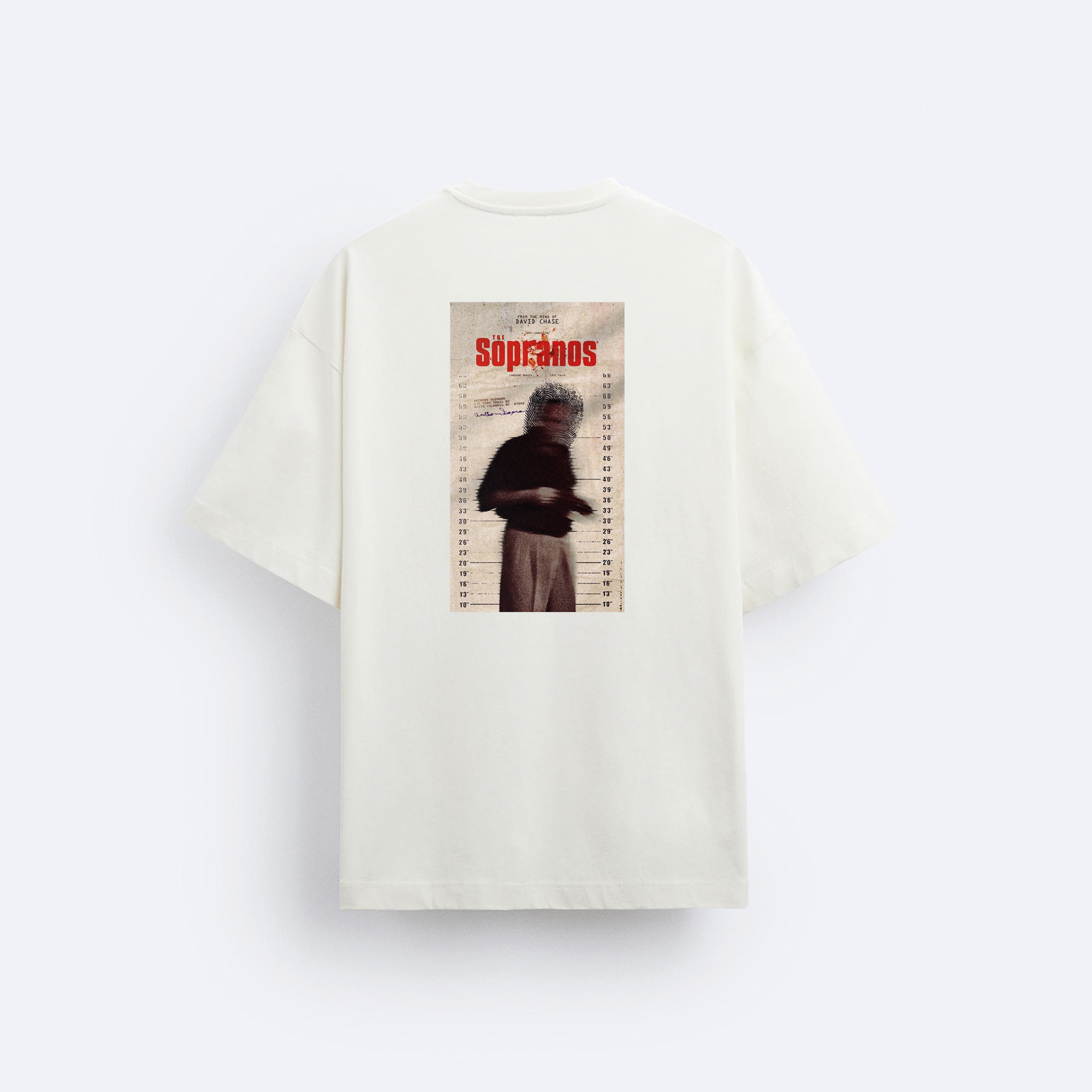 The Sopranos Ön ve Arka Baskılı Oversize T-Shirt