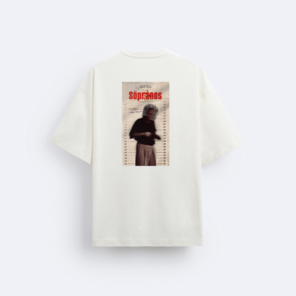 The Sopranos Ön ve Arka Baskılı Oversize T-Shirt