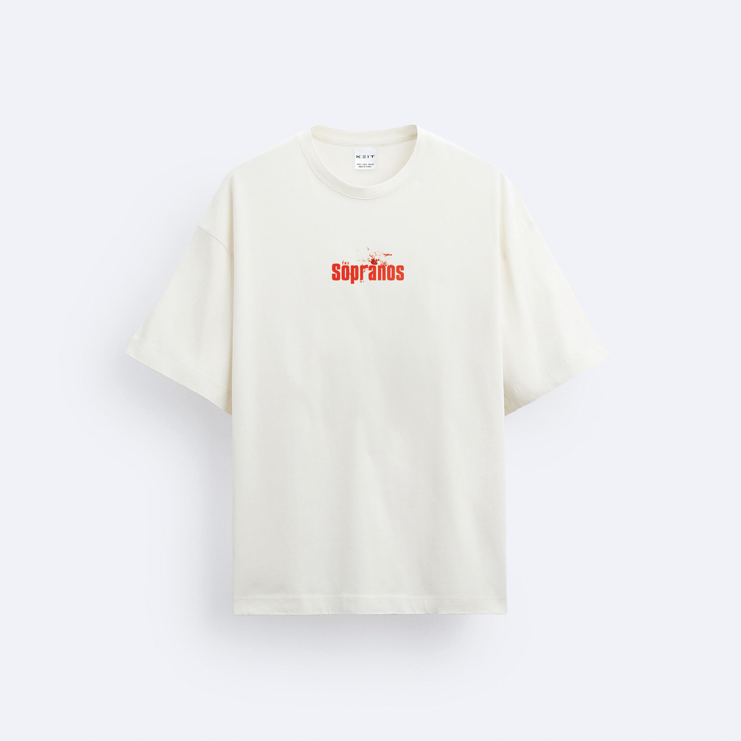 The Sopranos Ön ve Arka Baskılı Oversize T-Shirt