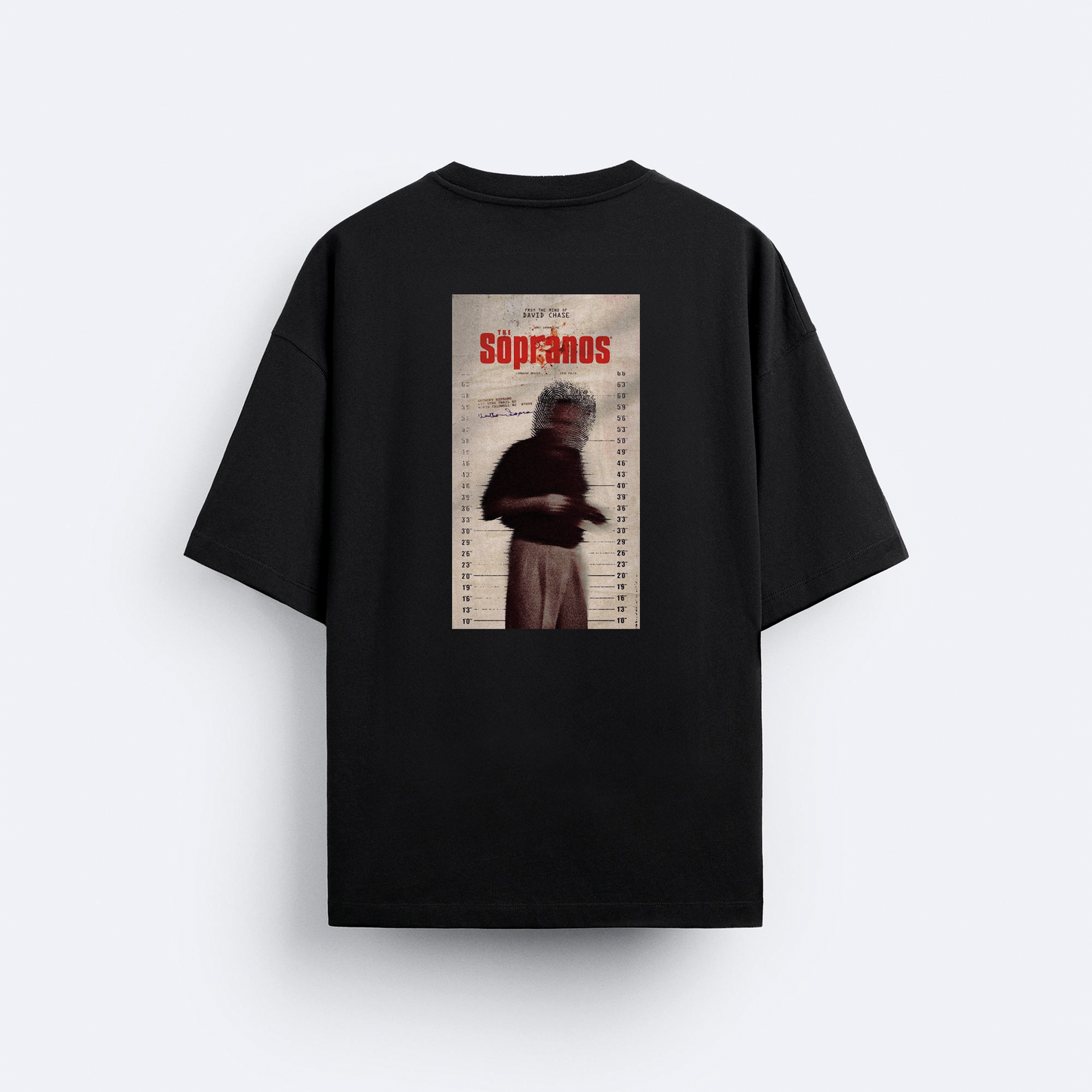 The Sopranos Ön ve Arka Baskılı Oversize T-Shirt