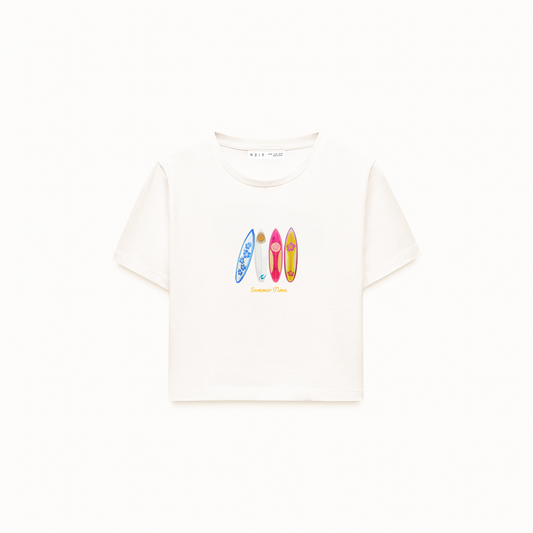 Summer Time Crop T-Shirt
