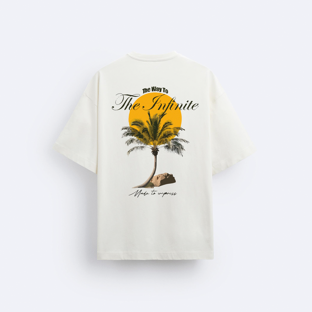 The Infinite Arka Baskılı Oversize T-Shirt