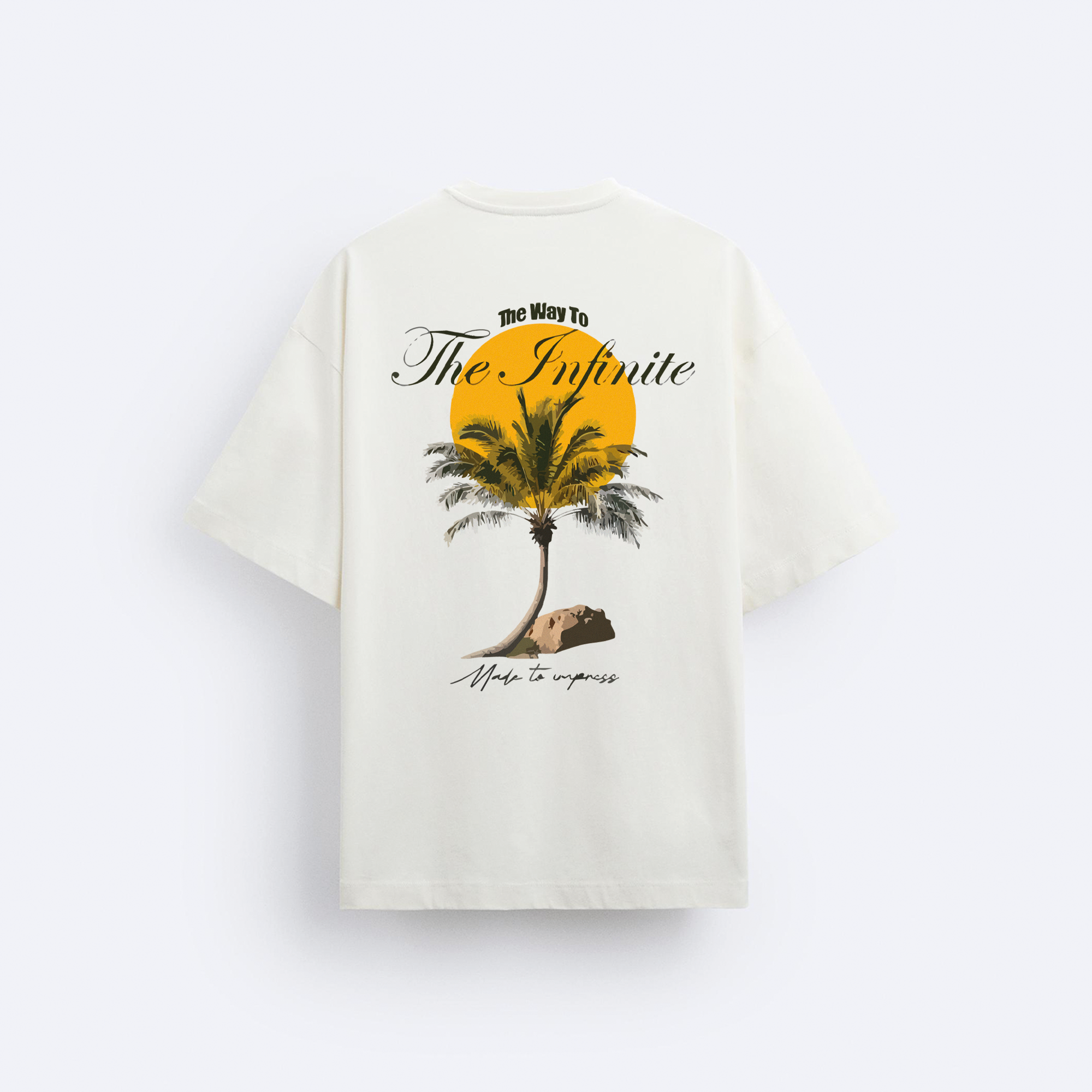 The Infinite Arka Baskılı Oversize T-Shirt