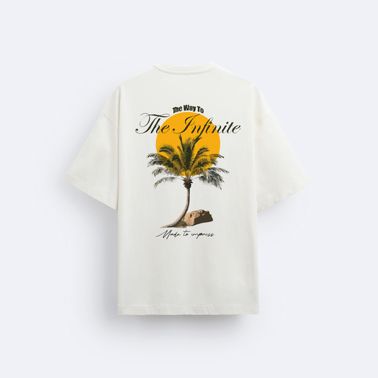 The Infinite Arka Baskılı Oversize T-Shirt