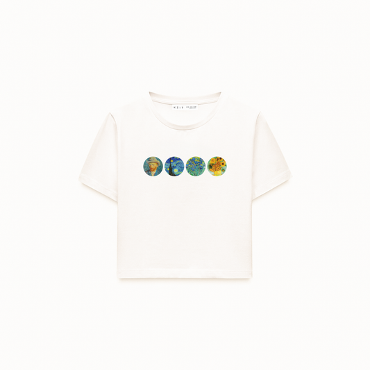 Van Gogh's Art Crop T-Shirt