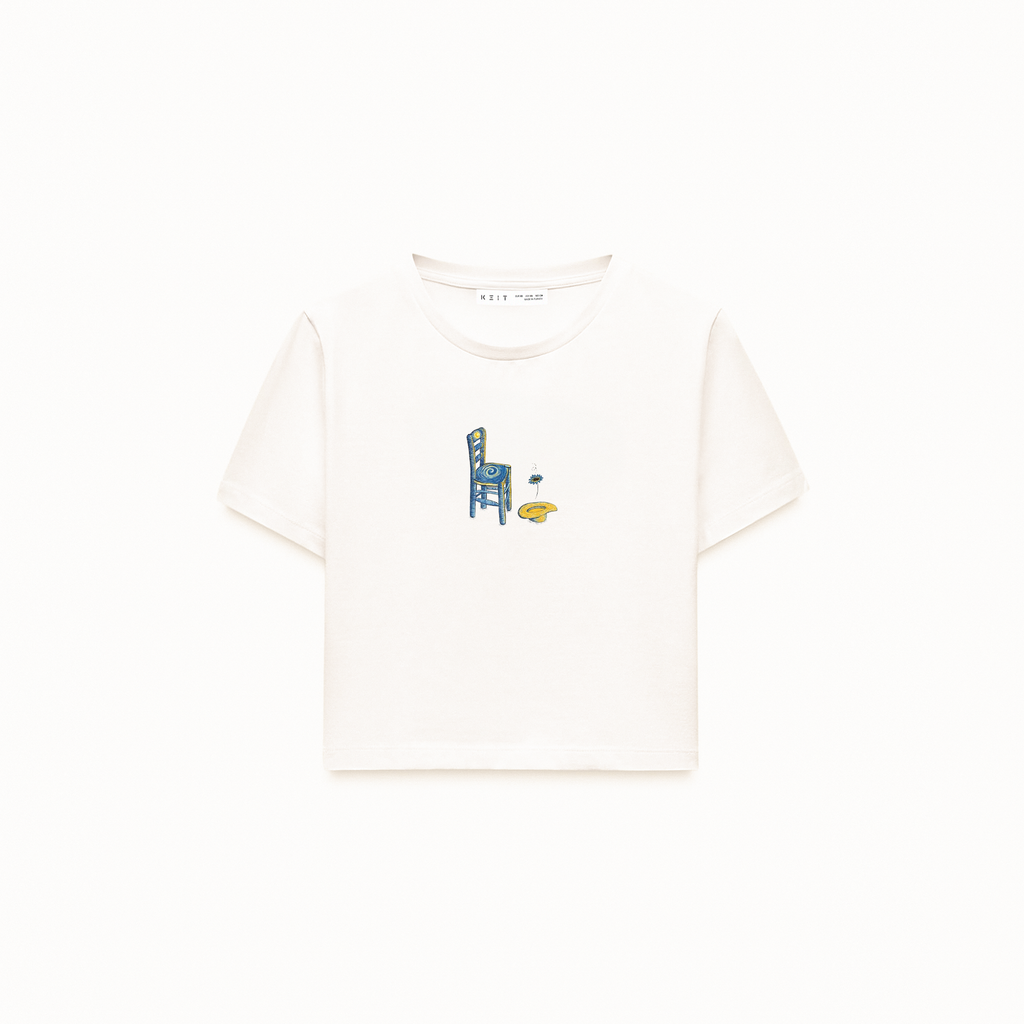 Van Gogh's Chair Crop T-Shirt